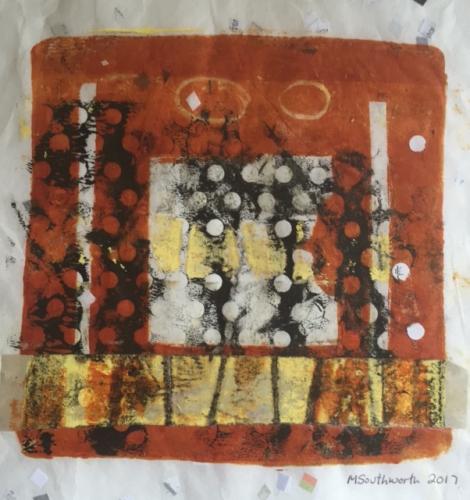 orange square by michele southworth